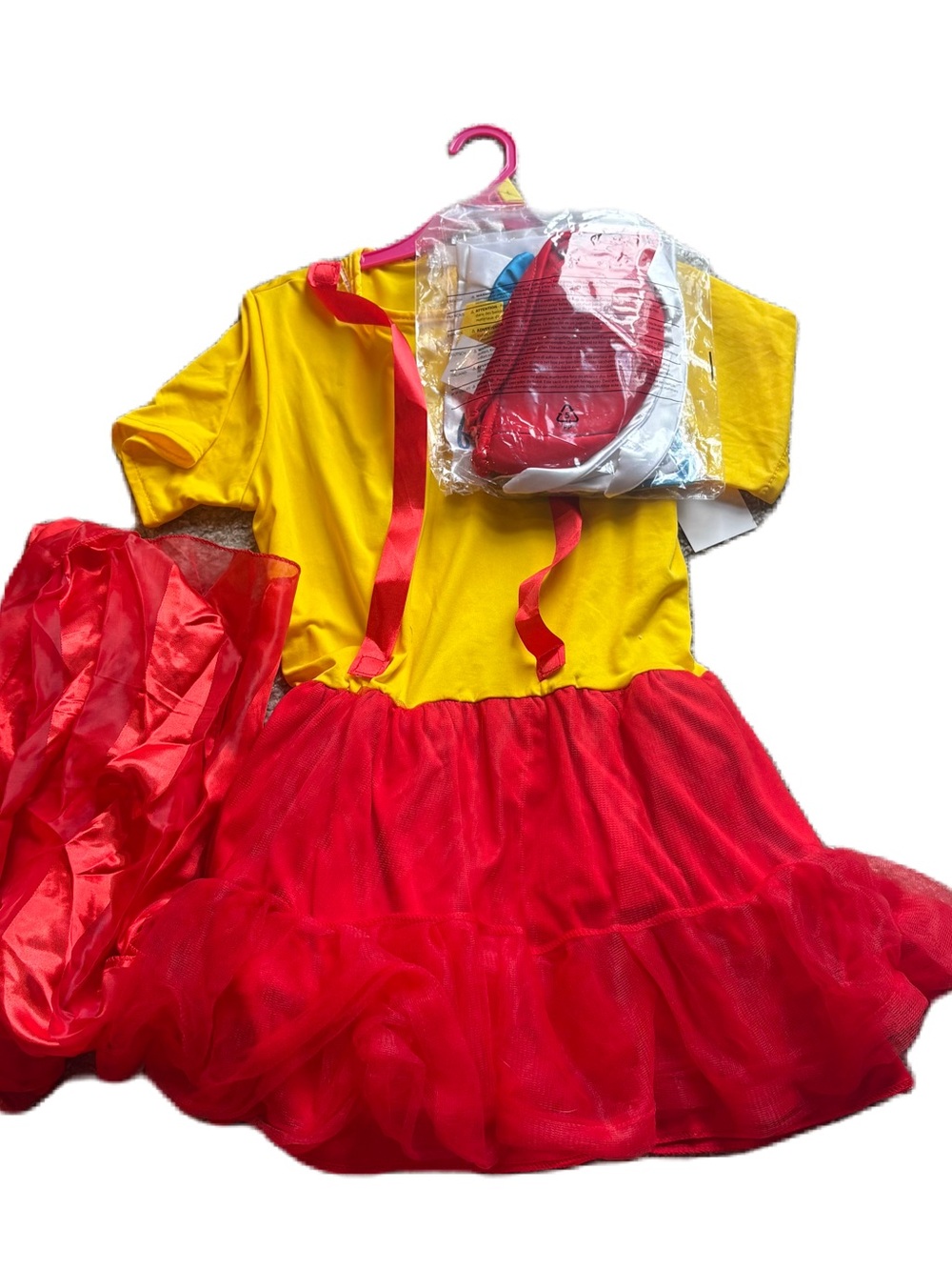 Disney Tweedle Dee Tweedle Dum Costume Dress NEW Large 10-12 Kids Halloween